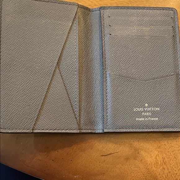Louis Vuitton Charcoal Textured Key Holder